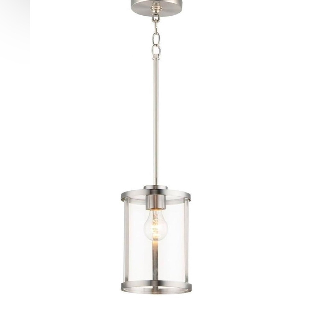 Maxim Lighting Fixture Sentinel - 1 Light Mini Pendant Metal & Glass 25252CLSN